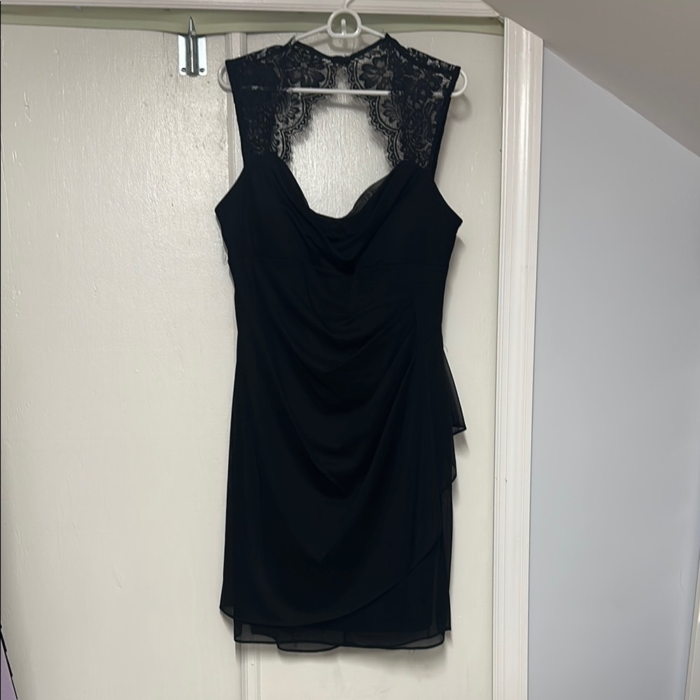 Elegant Black Lace Dress